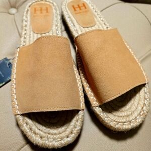 🥊Haute Hippie Natural Woven Sandals